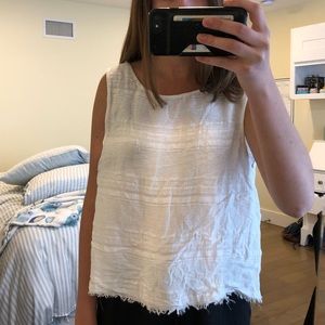 Reformation white blouse